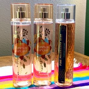 3 Bath & Body Works Pumpkin Cupcake Body Spray